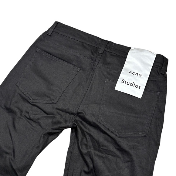 NWT Acne Studios Ace Stay Cash Skinny Black Denim Jeans Mens 33 - Picture 7 of 11